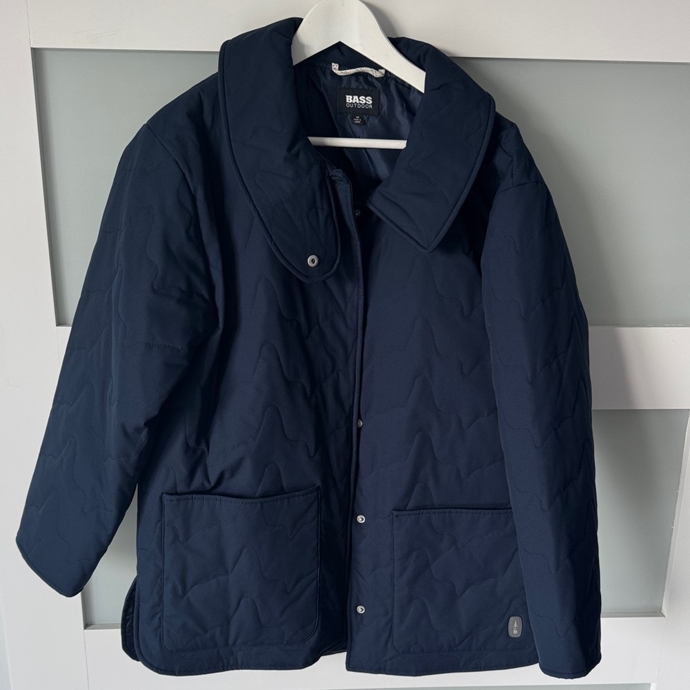 Bass Dark Blue Quilted Jacket